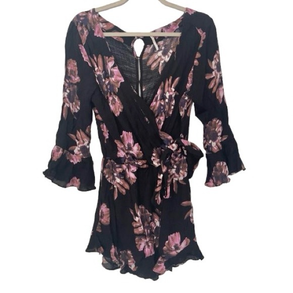 Free People All The Right Ruffles Romper - Picture 4 of 14